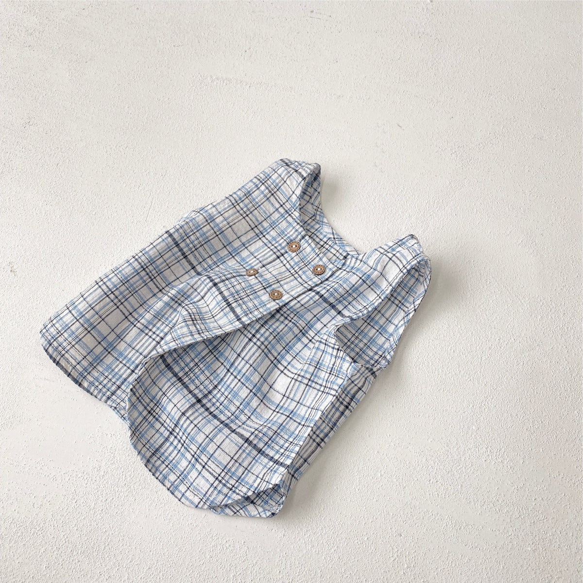 Arrival Summer Baby Kids Plaid VestArrival Summer Baby Kids Plaid Vest