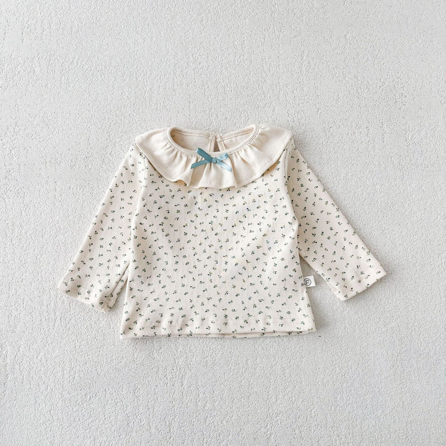 Autumn and Spring Arrival Baby Kids Girls Long Sleeves Floral Top, MyKids-USA®, Baby & Toddler Tops, MyKids-USA - Size/Age - 73 (6-9M) - Color - Blue -  -  - TR2511232327-A