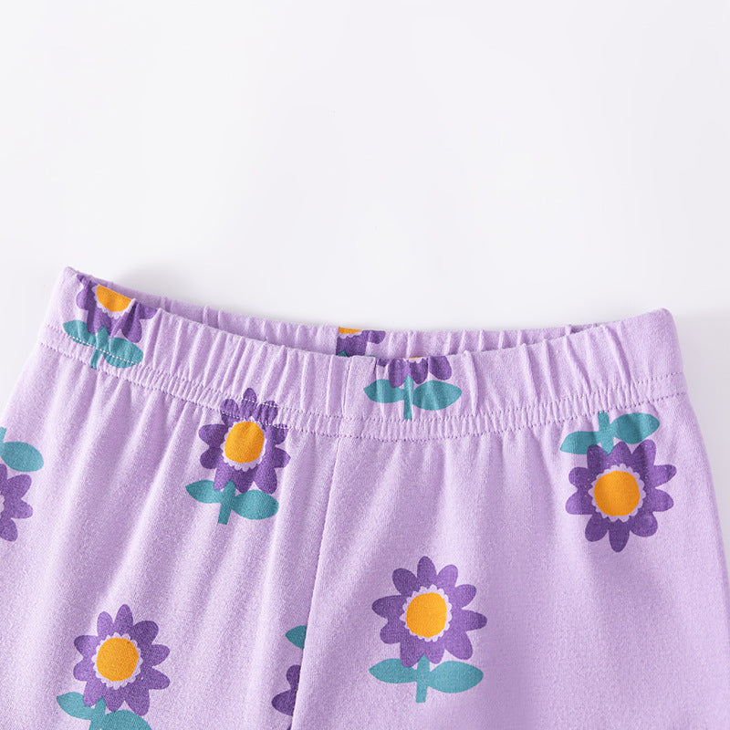 Summer Hot Selling Baby Kids Girls Short Sleeves Flowers Pattern T-shirt and Pants Clothing Set, MyKids-USA®, Baby & Toddler Outfits, MyKids-USA -  -  -  -  -  -  - .