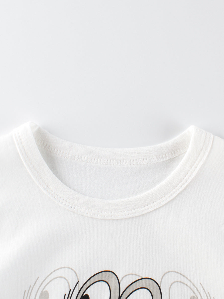 Boys’ Cartoon Animals Pattern T-Shirt In European And American Style, MyKids-USA®, Baby & Toddler Tops, MyKids-USA -  -  -  -  -  -  - 