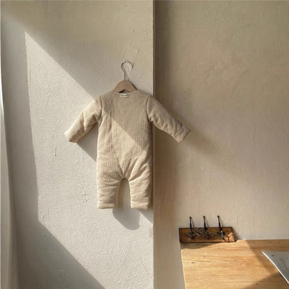 Autumn and Winter Arrival Baby Unisex Long Sleeves Dots Pattern Rompers, MyKids-USA®, Baby One-Pieces, MyKids-USA -  -  -  -  -  -  - .