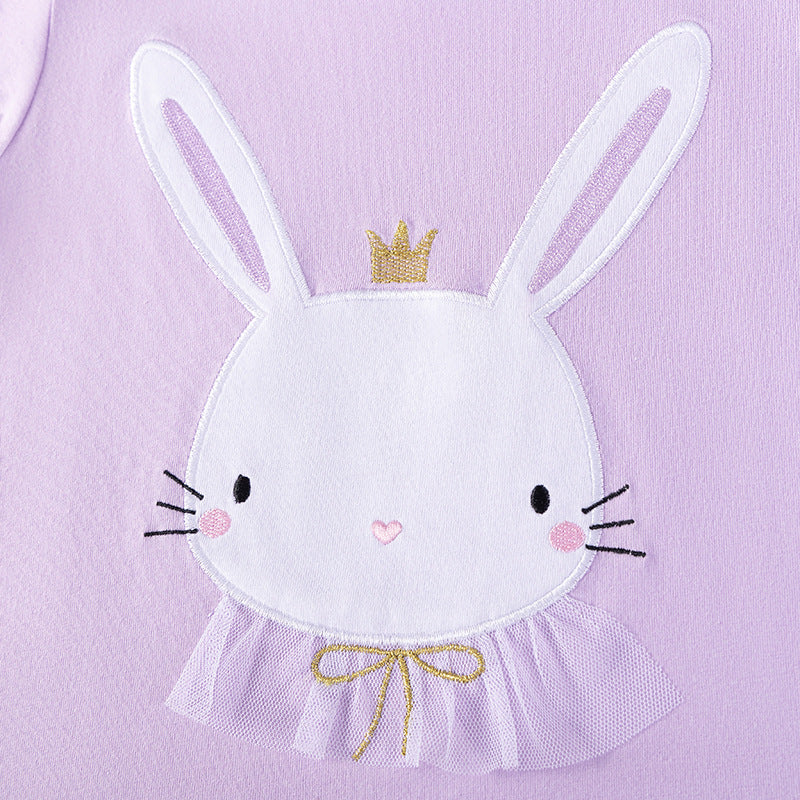 Kids’ Cartoon Pattern Short Sleeves T-shirt in European and American Style for Girls, MyKids-USA®, Baby & Toddler Tops, MyKids-USA -  -  -  -  -  -  - .