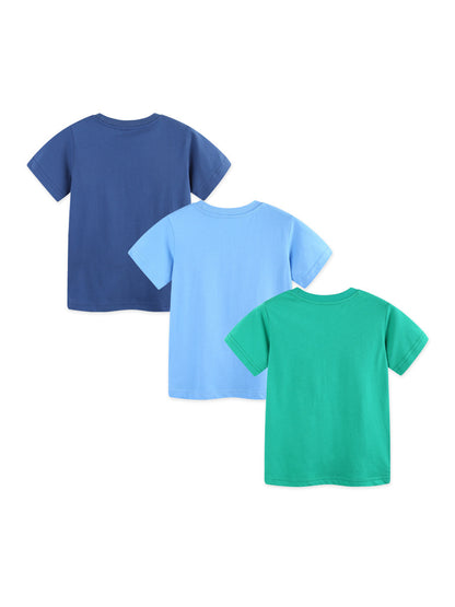 Summer Baby Kids Casual Cartoon Pattern T-shirt Clothing Set for Boys