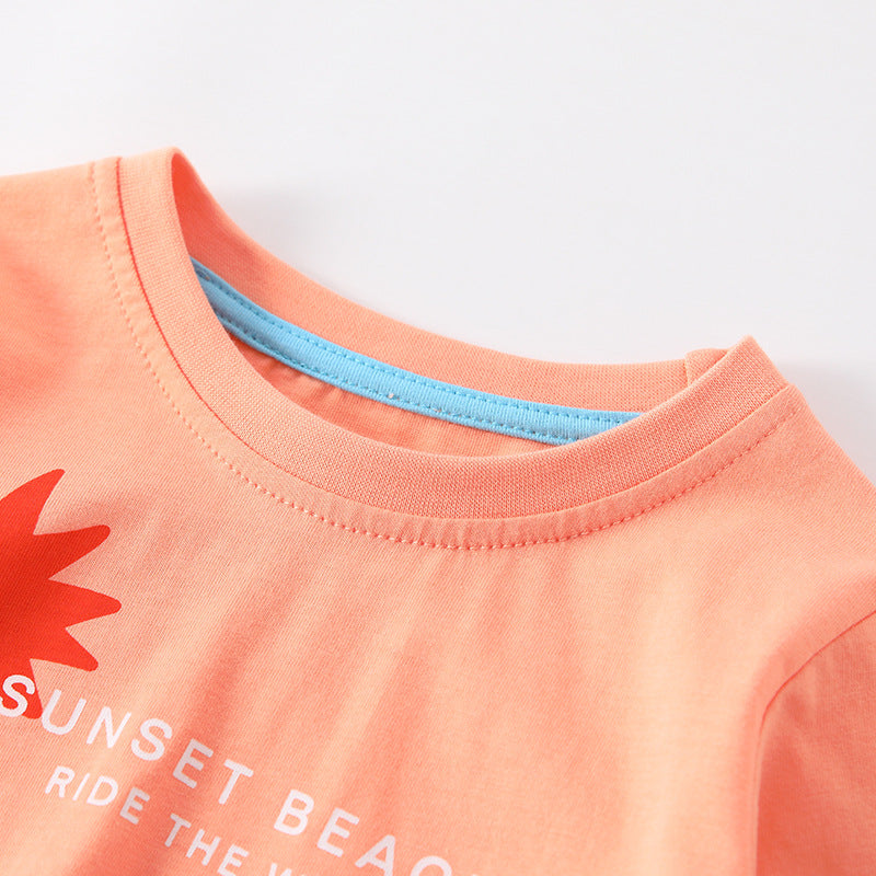 Spring and Autumn Boys Letters and Geometric Pattern Long Sleeves Top and Striped Pants Clothing Set, MyKids-USA®, Outfit Sets, MyKids-USA -  -  -  -  -  -  - 