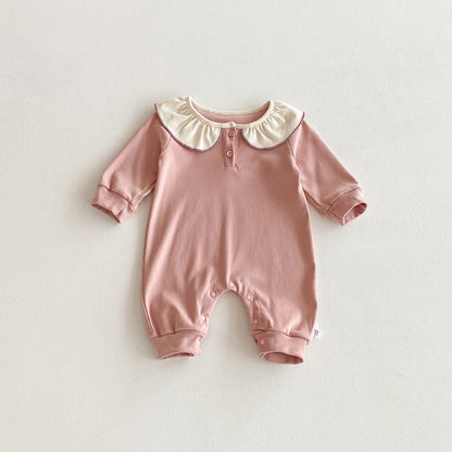 Autumn Arrival Baby Kids Girls Color Patchwork Long-sleeved Onesies and Rompers – Princess Sister Matching Set, MyKids-USA®, Baby & Toddler Outfits, MyKids-USA - Size/Age - 66 (3-6M) - Color - Pink -  -  - TR2510292247-1-B