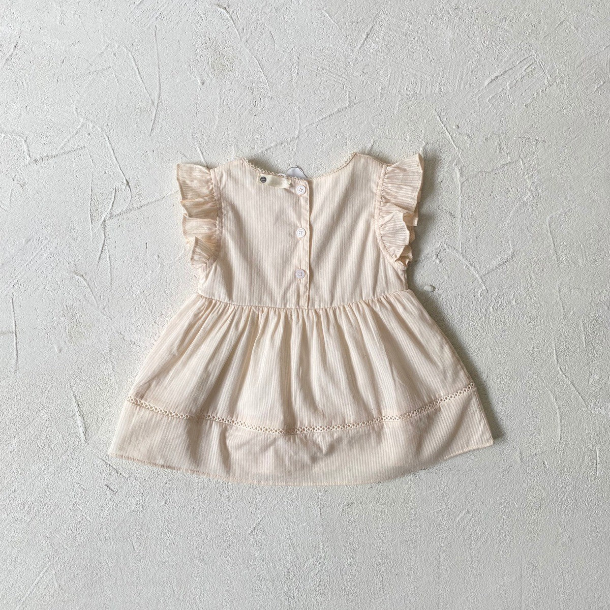Summer Arrival Baby Girls Fly Sleeves Striped Dress