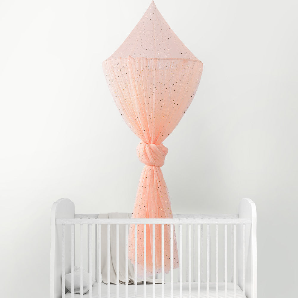 Summer Rainbow Dome Baby Mosquito Net, Mosquito-Proof, Installation-Free, Cute And Beautiful Bed Canopy For Children’s Beds, MyKids-USA®, Mosquito Nets & Insect Screens, MyKids-USA - Size/Age - Average - Color - Orange -  -  - TR2406122154-E.