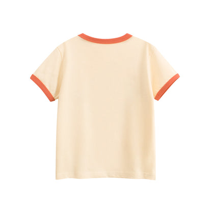 Summer Girls’ Cartoon and Letters Pattern T-shirt in European and American Style, MyKids-USA®, T-Shirts, MyKids-USA -  -  -  -  -  -  - .