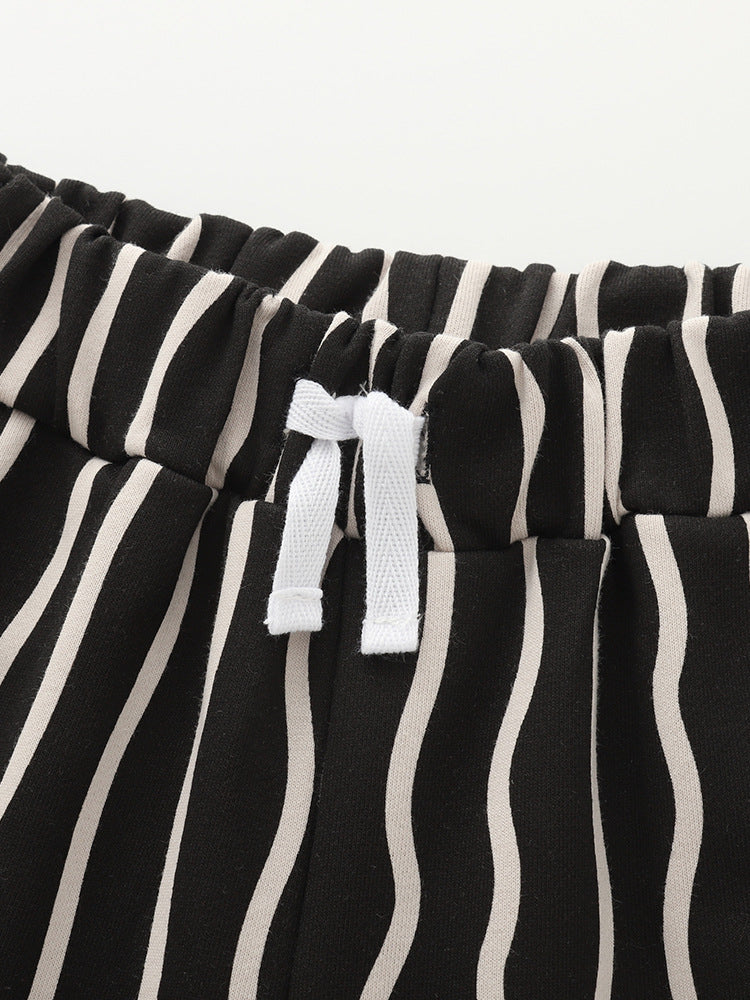Summer Arrival Baby Kids Casual Style Striped Pattern Shorts