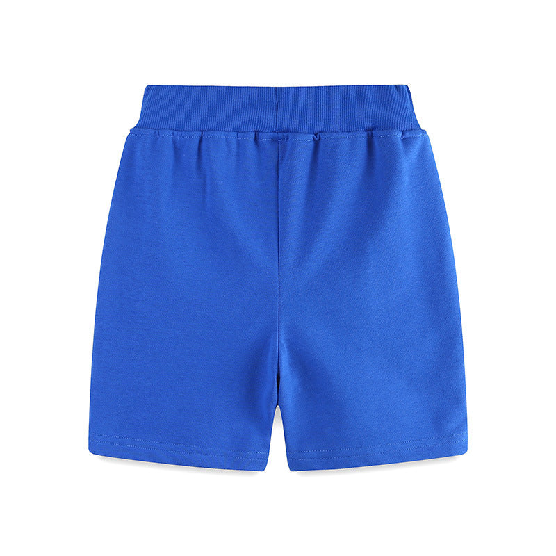 Summer Arrival Kids Boys Cotton Casual Style Cartoon Lion and Letters Pattern Shorts, MyKids-USA®, Shorts, MyKids-USA -  -  -  -  -  -  - 