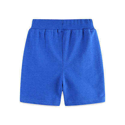 Summer Arrival Kids Boys Cotton Casual Style Cartoon Lion and Letters Pattern Shorts, MyKids-USA®, Shorts, MyKids-USA -  -  -  -  -  -  - 