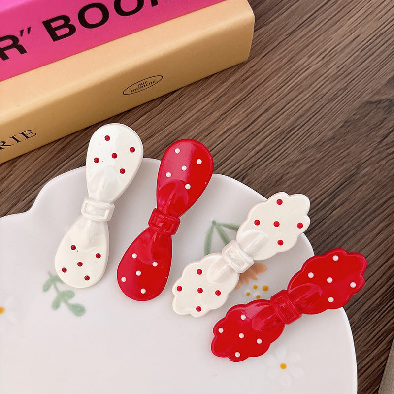 Collection of 2 Versatile Cute Dots Pattern Plastic Hair Clips, MyKids-USA®, Hair Pins, Claws & Clips, MyKids-USA -  -  -  -  -  -  - .