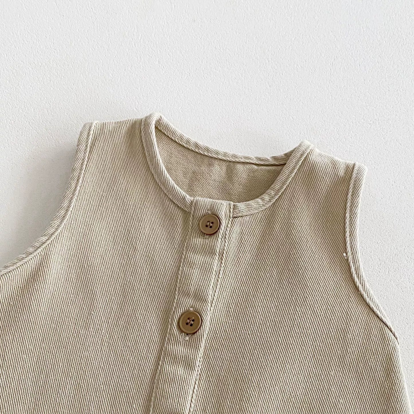 Summer Arrival Baby Unisex Solid Color Sleeveless Rompers Overalls, MyKids-USA®, Baby One-Pieces, MyKids-USA -  -  -  -  -  -  - 