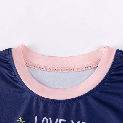 Baby and Kids Girls Universe Cartoon Pattern Long Sleeves Casual Pajamas Clothing Set, MyKids-USA®, Baby & Toddler Sleepwear, MyKids-USA -  -  -  -  -  -  - 