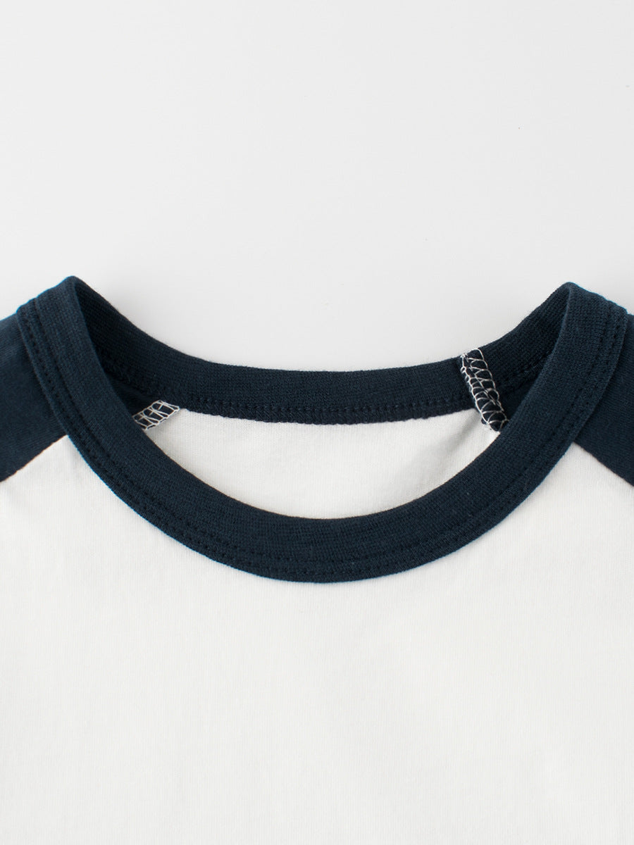 Boys’ Cartoon Excavator And Truck Print T-Shirt In European And American Style, MyKids-USA®, Baby & Toddler Tops, MyKids-USA -  -  -  -  -  -  - 