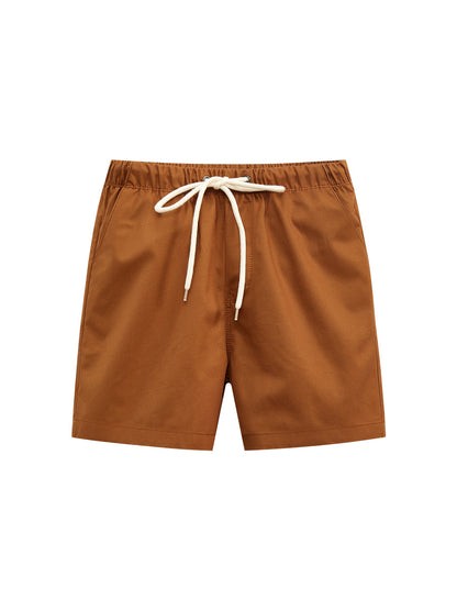 Boys Solid Color Soft Cotton Casual Style Capri Pants Shorts