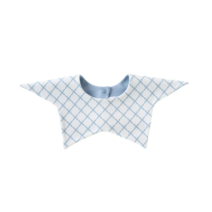 Adorable Geometric Pattern Snap-on Star Shaped Bib, MyKids-USA®, Bibs, MyKids-USA - Size/Age - S (0-3Y) - Color - Blue -  -  - TR2605011548-A.
