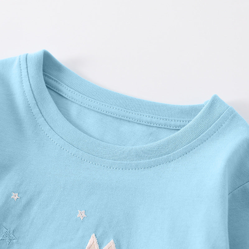 Spring and Autumn Girls Animals Cartoon Pattern Long Sleeves Top and Pants Clothing Set, MyKids-USA®, Baby & Toddler Outfits, MyKids-USA -  -  -  -  -  -  - 