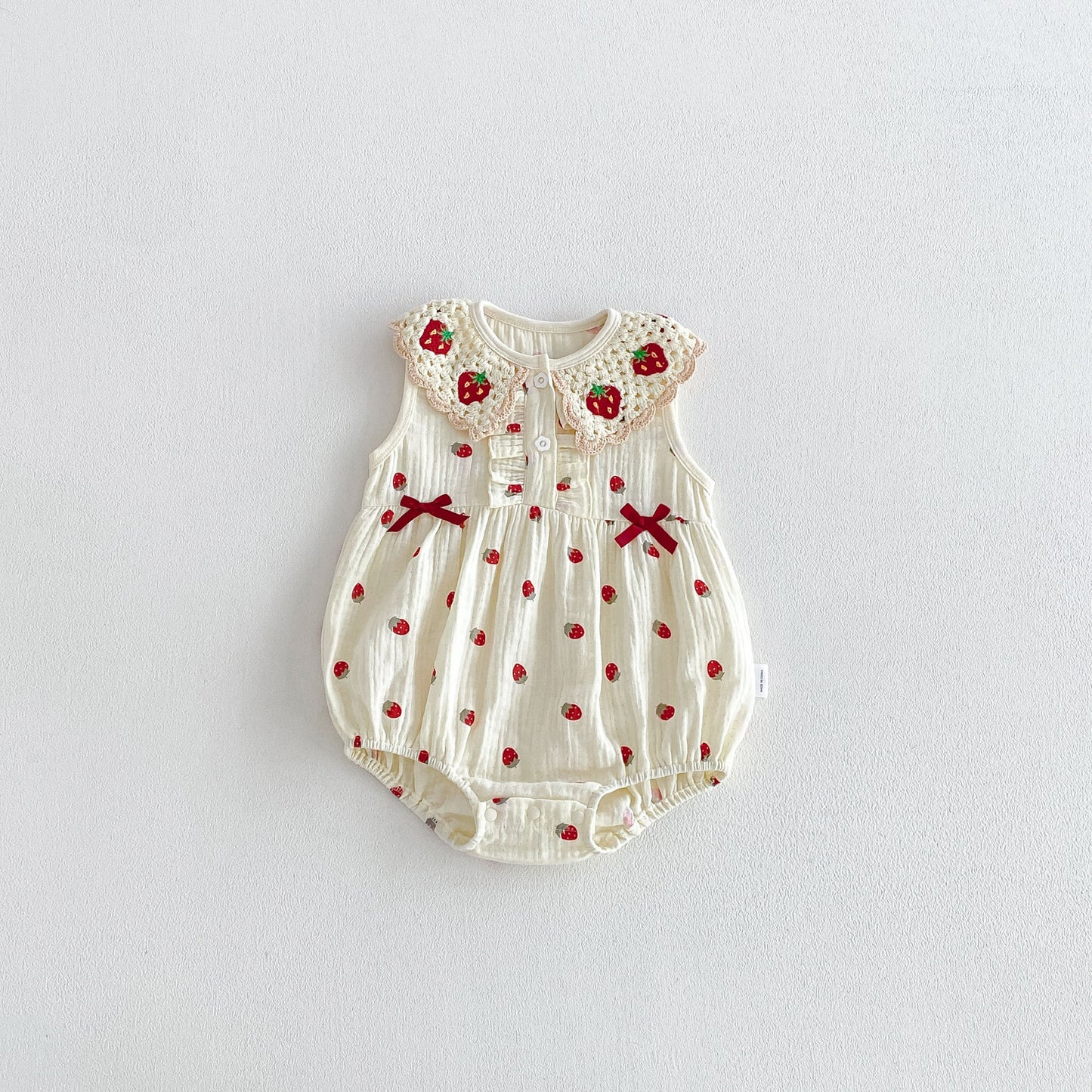 Arrival Summer Baby Kids Girls Sleeveless Fruits Pattern Bodysuit