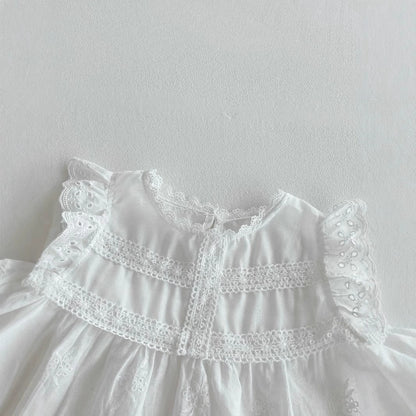 Summer Hot Selling Baby Kids Girls Fly Sleeves Floral Pattern Top Vest and Denim Skirt Clothing Set, MyKids-USA®, Baby & Toddler Outfits, MyKids-USA -  -  -  -  -  -  - 