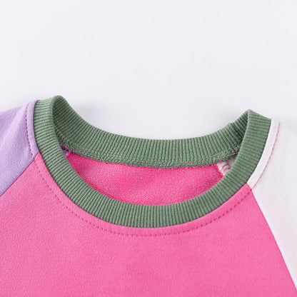 Spring and Autumn Girls Cute Unicorn Cartoon Pattern Long Sleeves Sweatshirt and Purple Pants Clothing Set, MyKids-USA®, Baby & Toddler Outfits, MyKids-USA -  -  -  -  -  -  - 