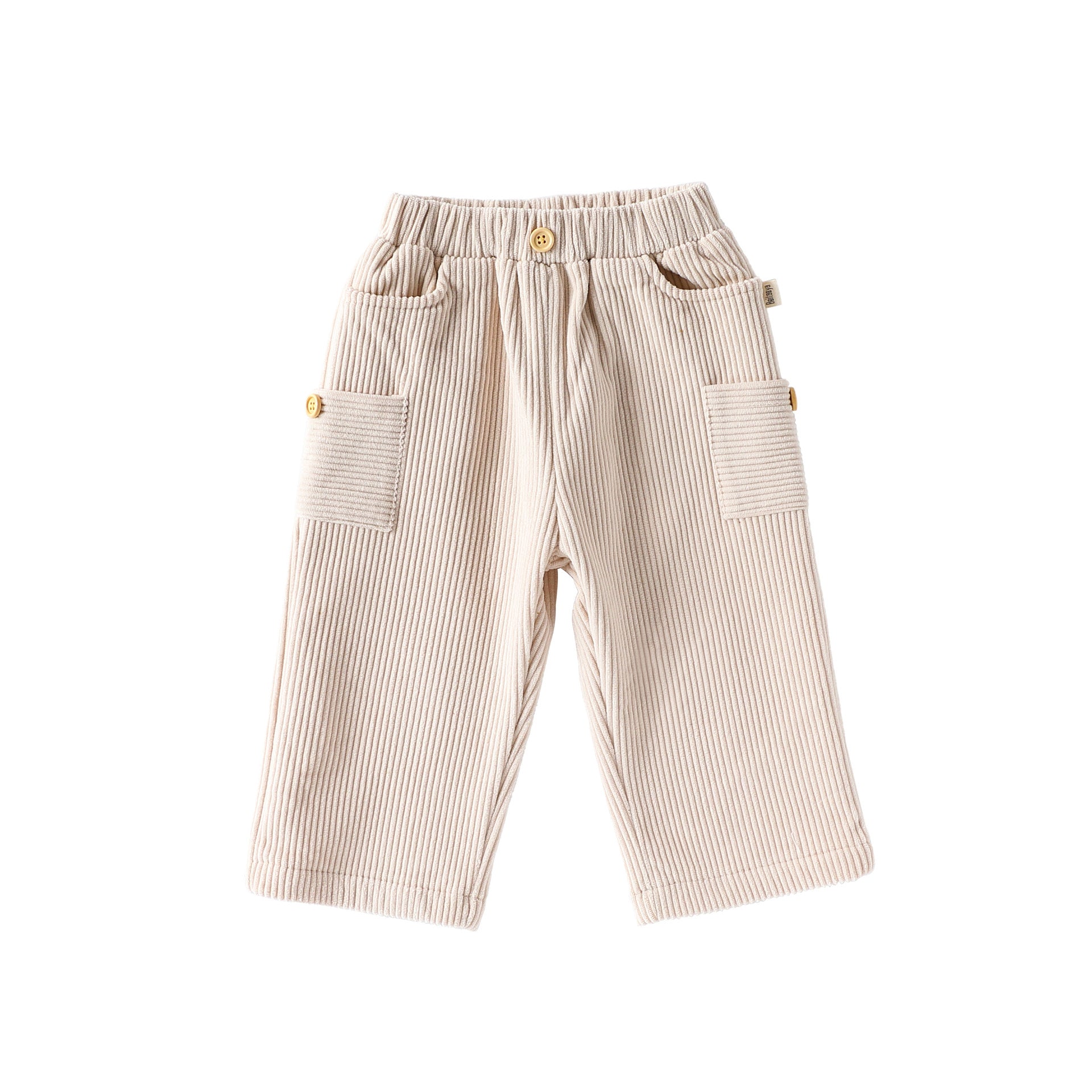 Spring and Autumn Arrival Baby Kids Unisex Solid Color Casual Corduroy Pants, MyKids-USA®, Jeans, MyKids-USA - Size/Age - 80 (9-12M) - Color - Beige -  -  - TR2509282315-A.