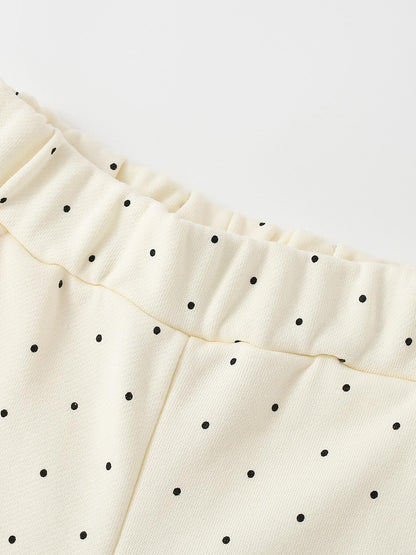 MyKids-USA® Arrival Autumn Dots and Cartoon Pattern Pants for Girls