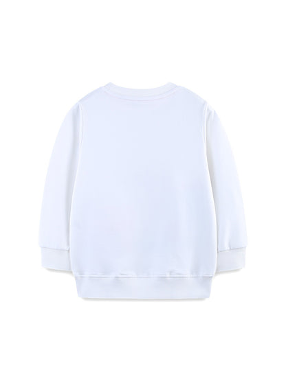 Autumn and Spring Arrival Cartoon Pattern Long Sleeves Pullover for Stylish Girls