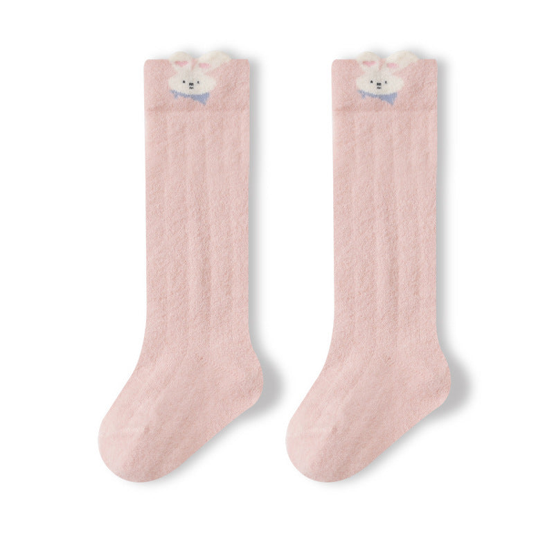 Autumn and Winter Baby Unisex Breathable Animals Cartoon Pattern Cute Stockings, MyKids-USA®, Baby & Toddler Socks & Tights, MyKids-USA - Size/Age - XS (0-6M) - Color - Pink -  -  - TR2601081231-B.