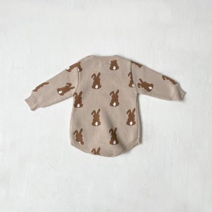 Winter and Spring Arrival Baby Unisex Knitted Long Sleeves Rabbit Pattern Bodysuit, MyKids-USA®, Bodysuits, MyKids-USA -  -  -  -  -  -  - .