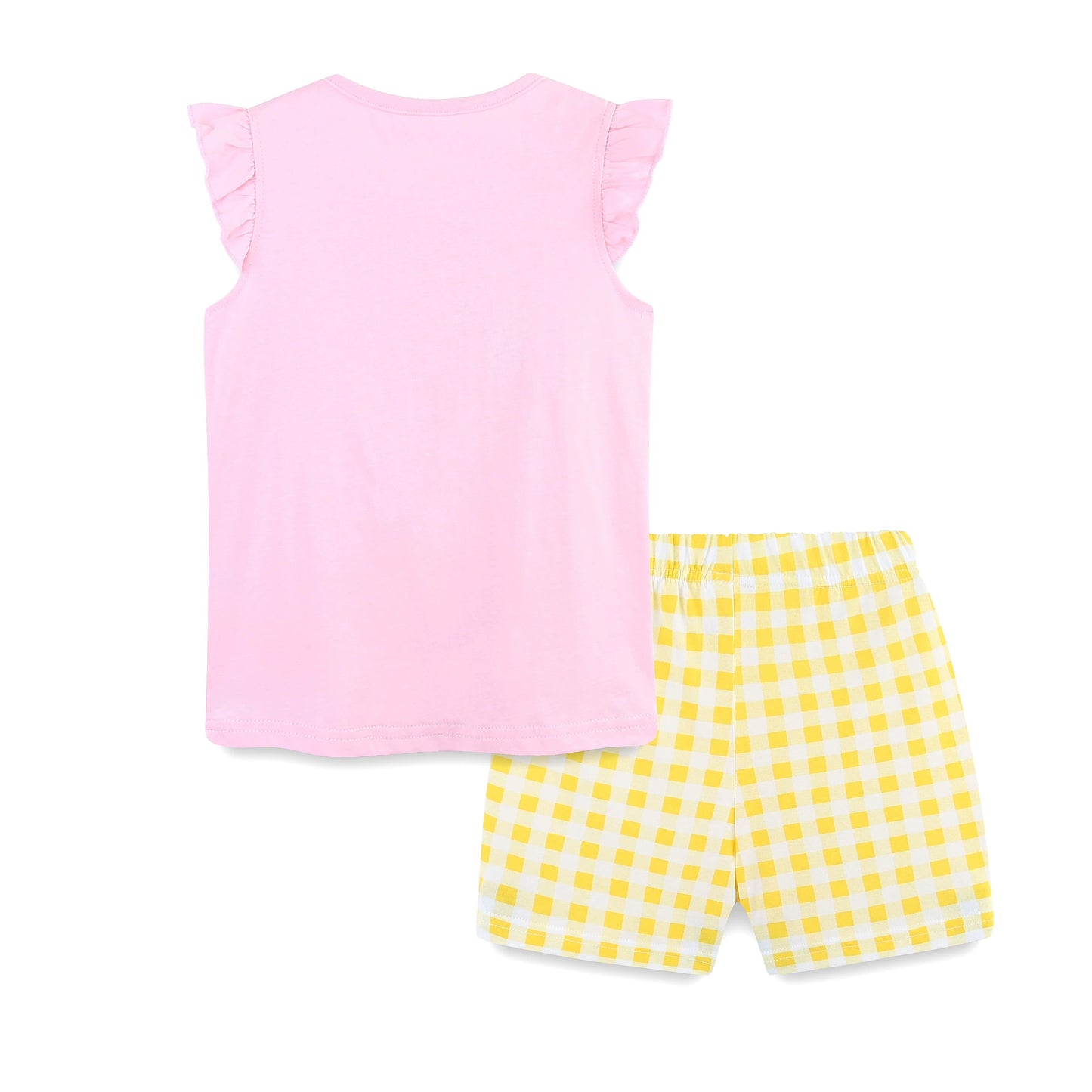 Summer Baby Kids Cute Lemon Pattern Vest and Plaid Shorts Clothing Set for Girls, MyKids-USA®, Baby & Toddler Outfits, MyKids-USA -  -  -  -  -  -  - 