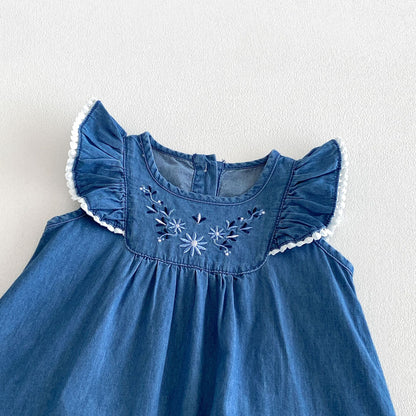 Design Summer Baby Kids Girls Fly Sleeves Floral Pattern Rompers, MyKids-USA®, Baby & Children's One-Pieces, MyKids-USA -  -  -  -  -  -  - .