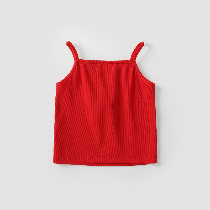 Summer Arrival Baby Girls Sleeveless Casual Cherry Pattern Knitted Vest, MyKids-USA®, Baby & Toddler Tops, MyKids-USA -  -  -  -  -  -  - 