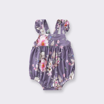 Summer Arrival Baby Girls Sleeveless Floral Bodysuit
