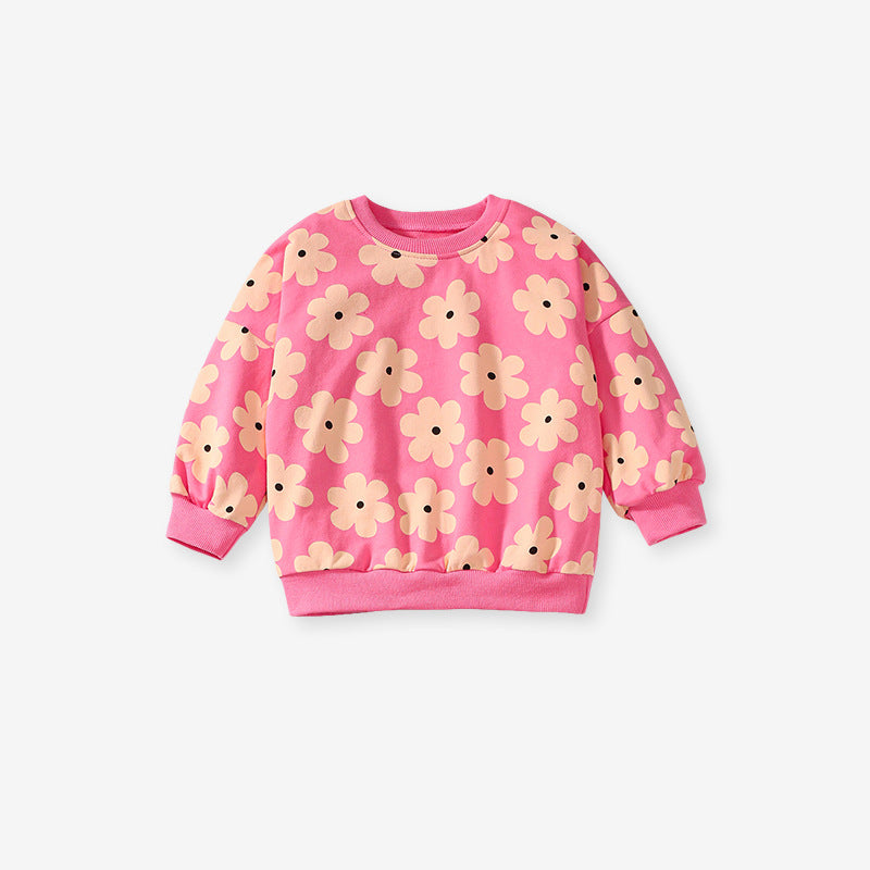 Arrival Spring And Autumn Girls Pretty Flowers Pattern Long Sleeves Top Pullover And Pants Clothing Set, MyKids-USA®, Baby & Toddler Outfits, MyKids-USA -  -  -  -  -  -  - 