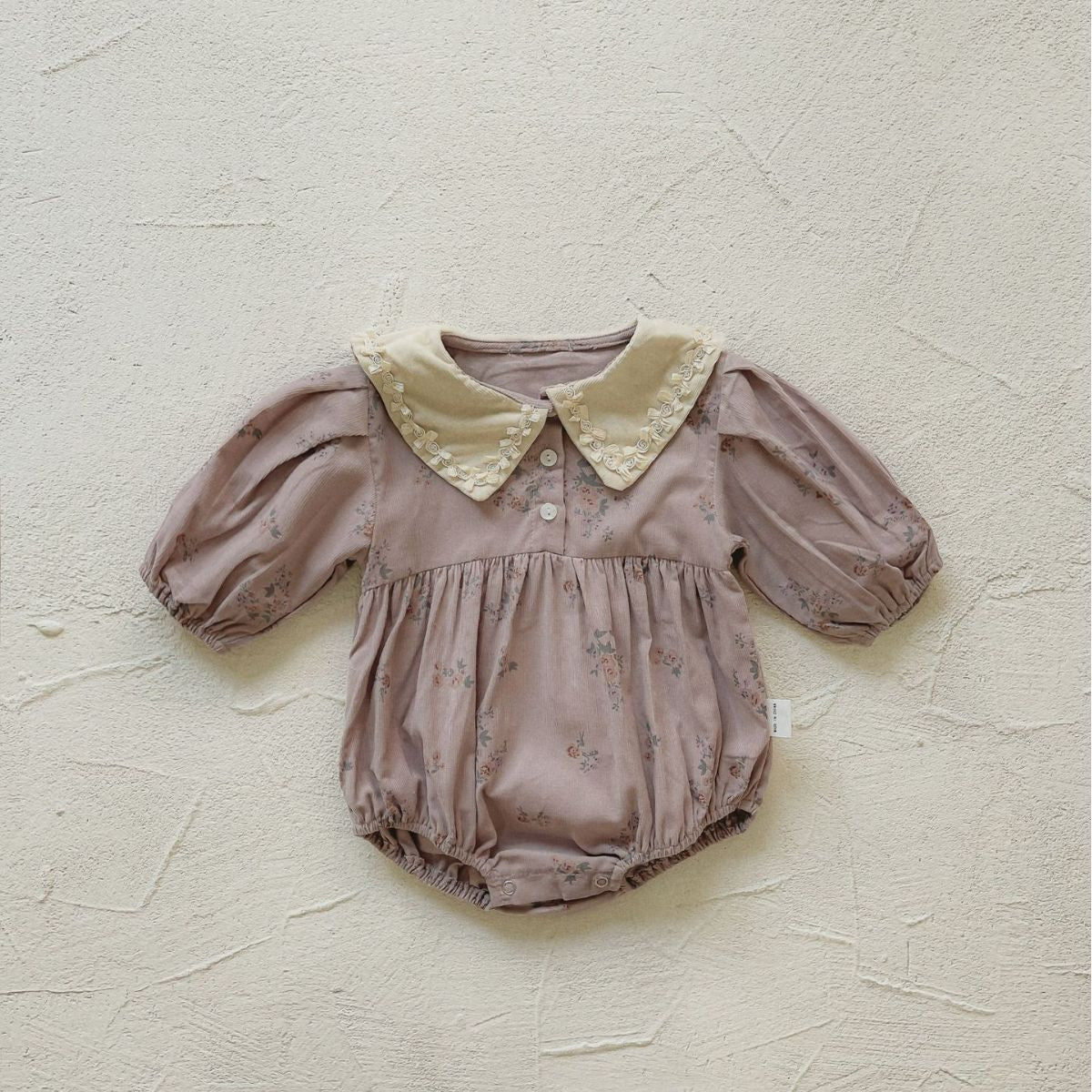 MyKids-USA® Autumn Arrival Baby Kids Girls Vintage Long Sleeves Flowers Printed Bodysuit