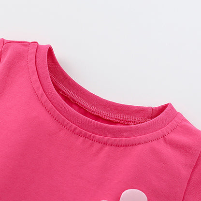 Summer Arrival Flower Cartoon Pattern Short Sleeves Tulle Design Cute Dress for Stylish Girls, MyKids-USA®, Baby & Toddler Dresses, MyKids-USA -  -  -  -  -  -  - 