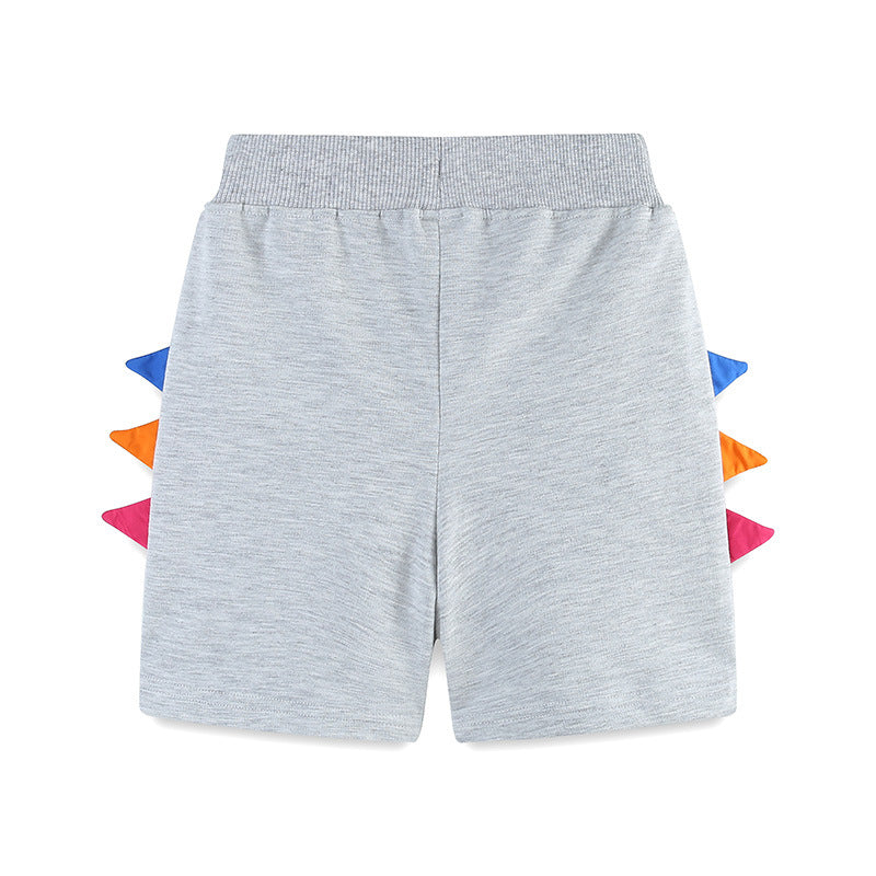 Summer Arrival Kids Boys Cotton Casual Style Color Patchwork Shorts, MyKids-USA®, Shorts, MyKids-USA - Size/Age - 90 (12-24M) - Color - Grey -  -  - TR2505052328