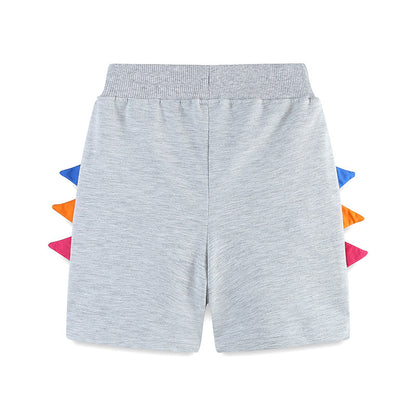 Summer Arrival Kids Boys Cotton Casual Style Color Patchwork Shorts, MyKids-USA®, Shorts, MyKids-USA - Size/Age - 90 (12-24M) - Color - Grey -  -  - TR2505052328