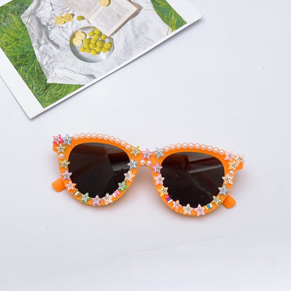 Fashionable Kids’ Sunglasses – UV Shielding & Trendy Design for Outdoor Fun, MyKids-USA®, Sunglasses, MyKids-USA - Size/Age - Average Size (0-12Y） - Color - Orange -  -  - TR2601281028-D.