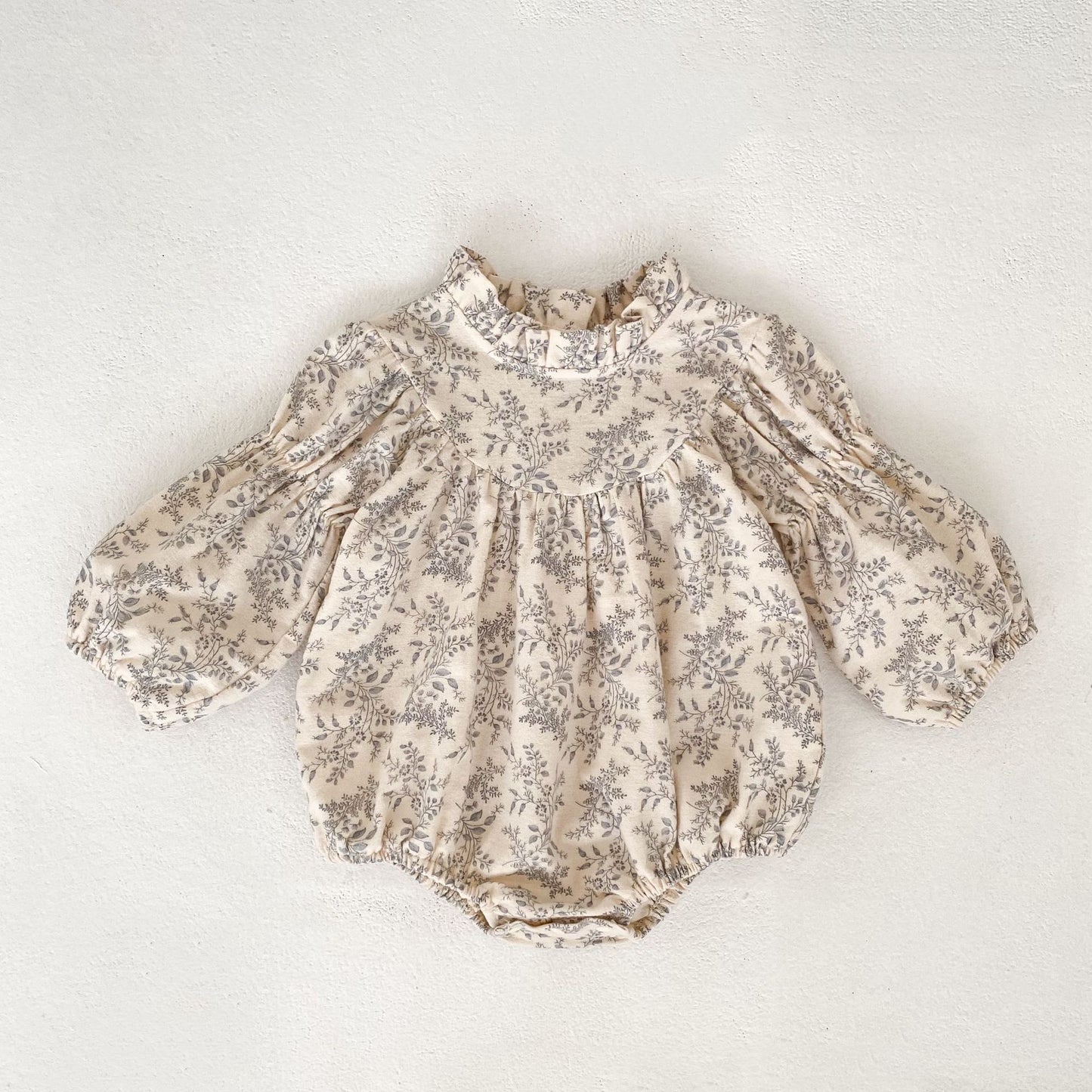MyKids-USA® Autumn Vintage Floral Baby Kids Girls Princess Long Sleeves Bodysuit