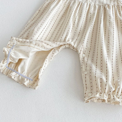 Summer Arrival Baby Girls Fly Sleeves Striped Pattern Rompers, MyKids-USA®, Baby One-Pieces, MyKids-USA -  -  -  -  -  -  - 