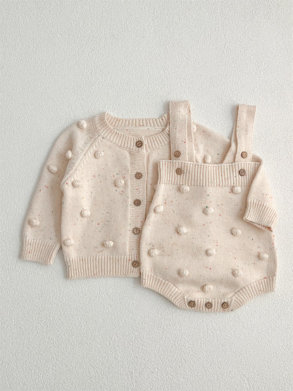 Arrival Autumn Baby Long Sleeves Solid Color Knitted Cardigan and Sleeveless Strap Bodysuits – Clothing Set, MyKids-USA®, Baby & Toddler Outfits, MyKids-USA - Size/Age - 66 (3-6M) - Color - Apricot -  -  - TR2409061035-A