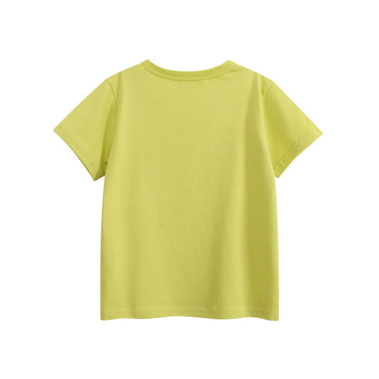 Summer Boys’ Dinosaur Cartoon Pattern T-shirt in European and American Style, MyKids-USA®, Baby & Toddler Tops, MyKids-USA -  -  -  -  -  -  - 