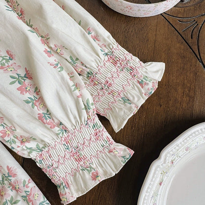 Arrival Girls Autumn French Floral Pattern Long Sleeves Dress, MyKids-USA®, Baby & Toddler Dresses, MyKids-USA -  -  -  -  -  -  - 