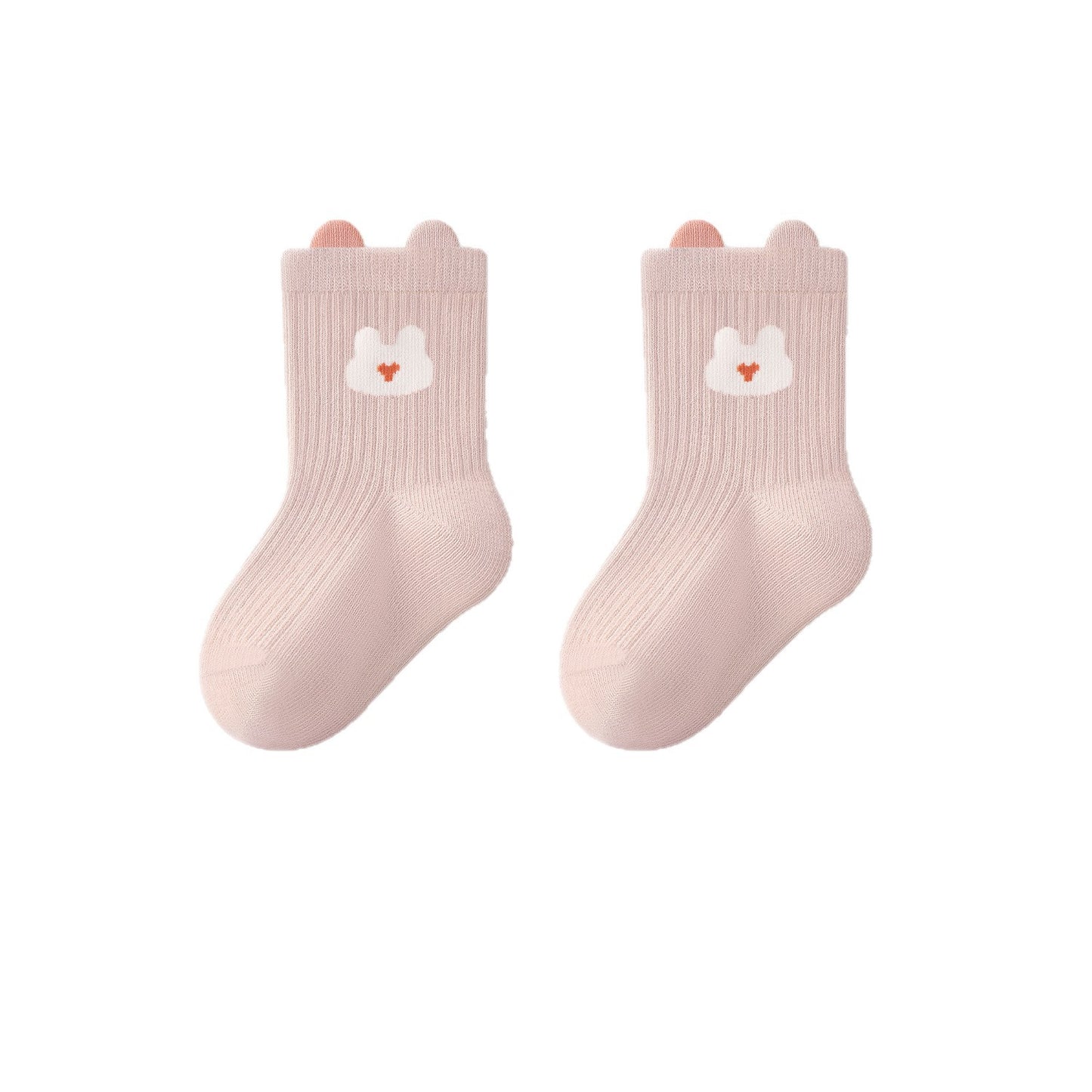 Autumn and Spring Baby Unisex Breathable Simple Animals Pattern Casual Socks, MyKids-USA®, Baby & Toddler Socks & Tights, MyKids-USA - Size/Age - S (0-1Y) - Color - Light Pink -  -  - TR2511172143-D