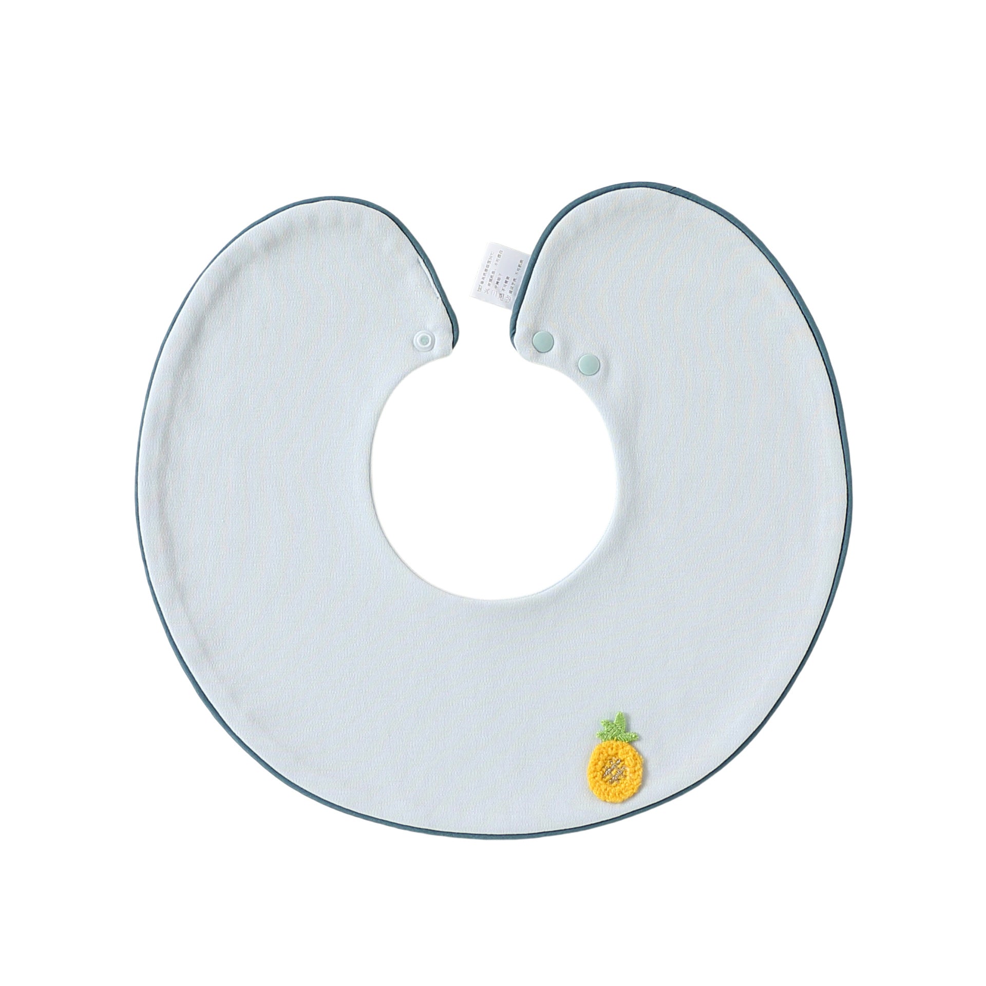 Adorable Fruits Cartoon Pattern Snap-on Round Shaped Bib, MyKids-USA®, Bibs, MyKids-USA -  -  -  -  -  -  - .