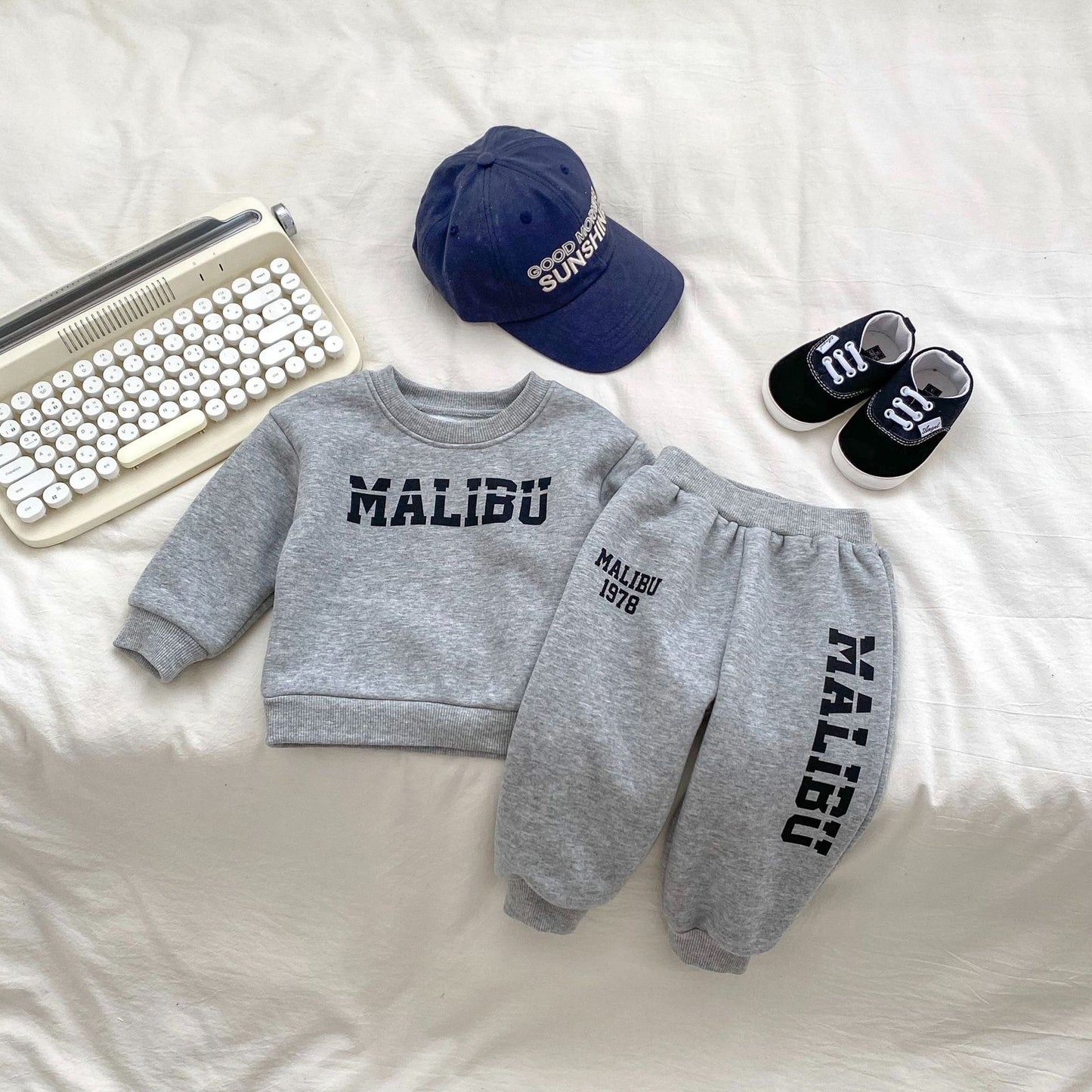 Arrival Autumn Boys Long Sleeves Letters Print Pullover and Versatile Pants – Matching Set, MyKids-USA®, Baby & Toddler Outfits, MyKids-USA - Size/Age - 73 (6-9M) - Color - Grey -  -  - TR2411061705-A