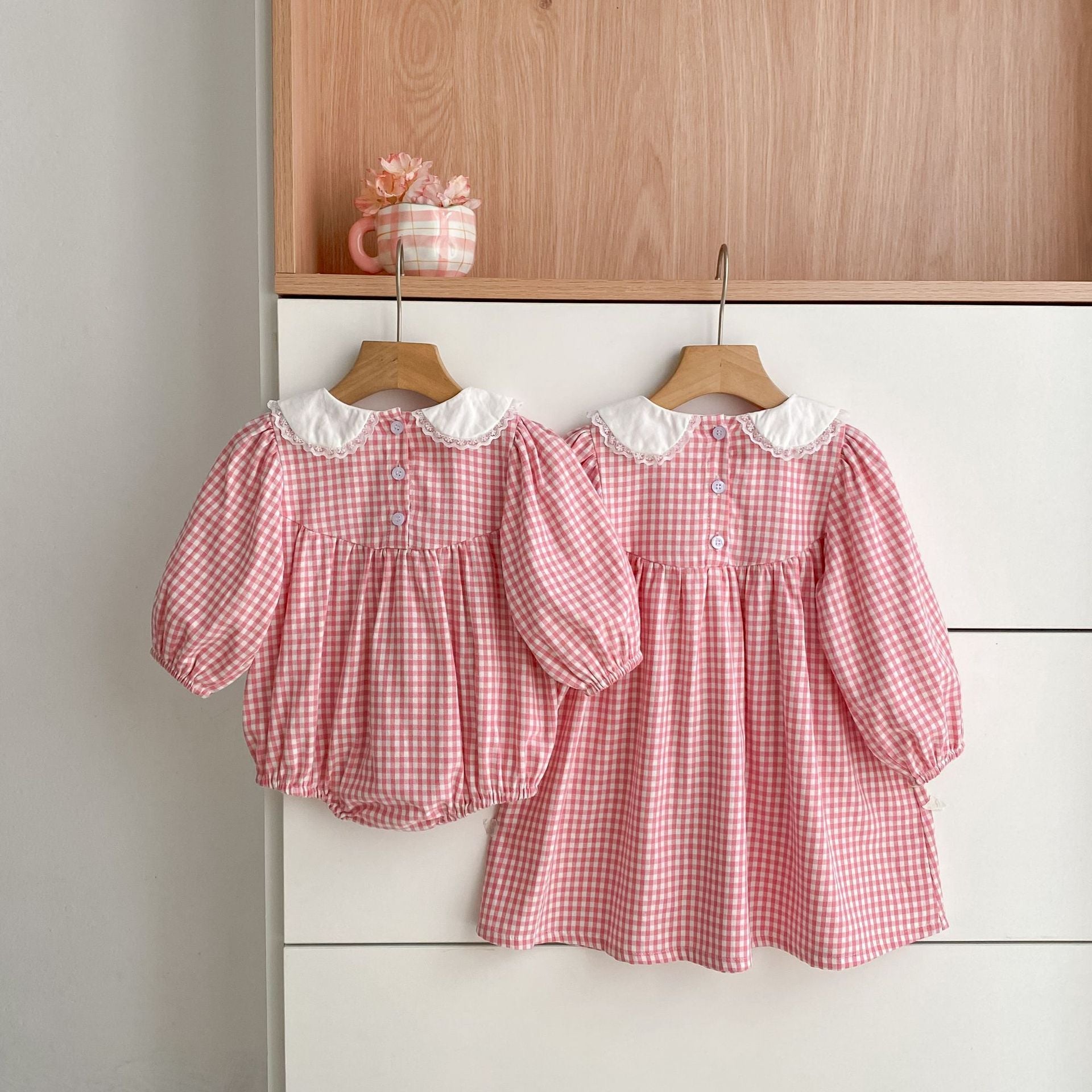 Arrival Spring and Autumn Plaid Pattern Baby Kids Girls Onesies and Dress – Princess Sister Matching Set, MyKids-USA®, Baby & Toddler Dresses, MyKids-USA -  -  -  -  -  -  - .