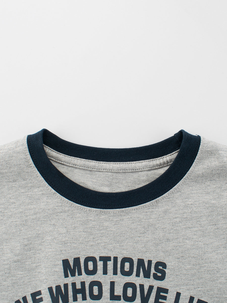 Arrival Letters Print Kids’ T-Shirt in European and American Style for Summer, MyKids-USA®, Baby & Toddler Tops, MyKids-USA -  -  -  -  -  -  - 